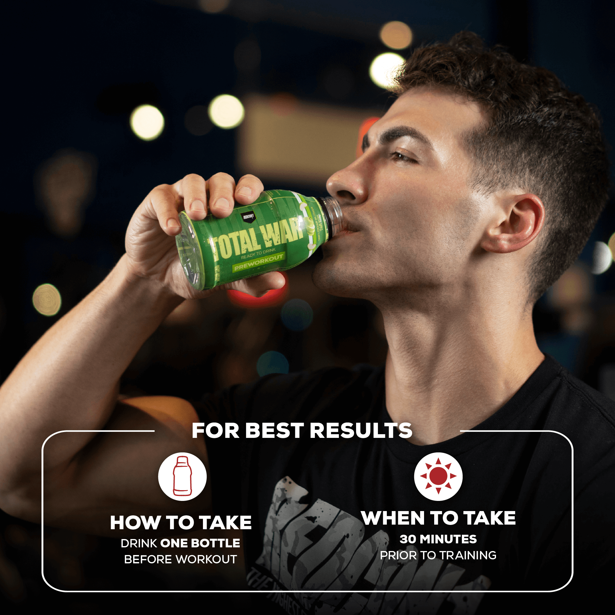 TOTAL WAR Ready To Drink Preworkout (12 Servings)