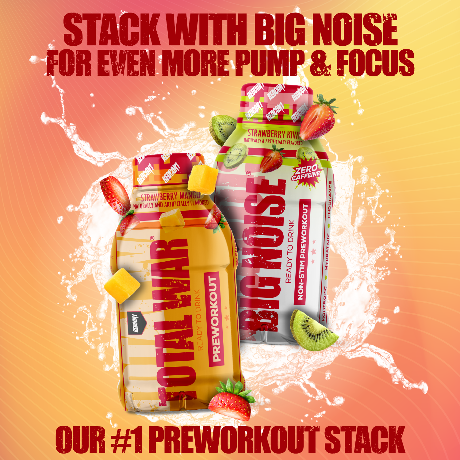 TOTAL WAR Ready To Drink Preworkout (12 Servings)
